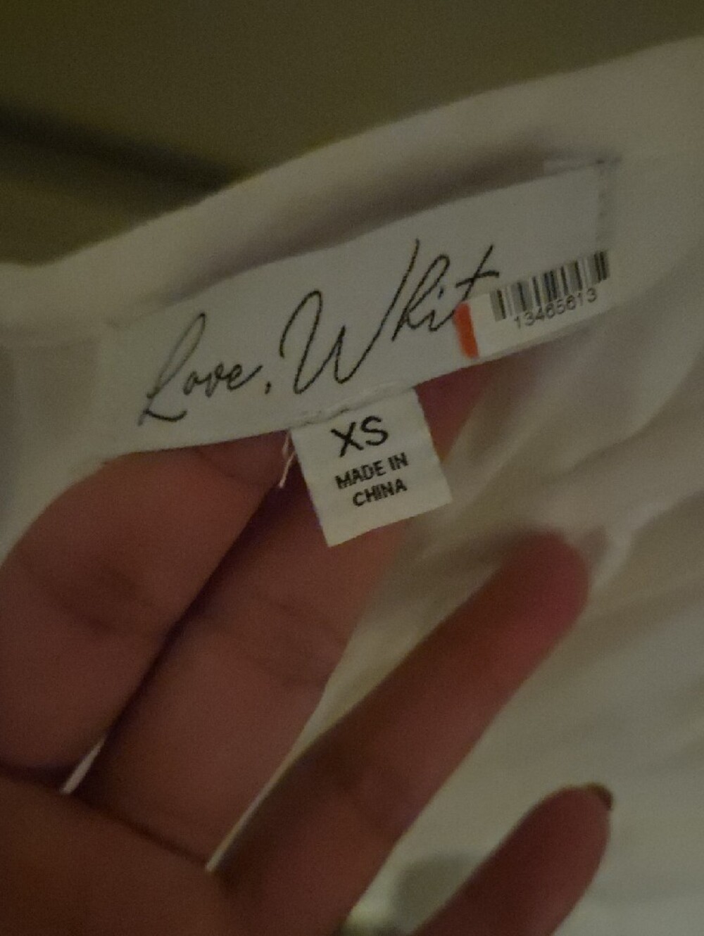 Lov, Whit White Puff Sleeve Wrap Dress XS - Picture 5 of 7